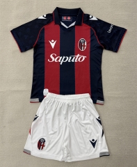 26-27 Bologna FC 1909 Home Red&Blue Soccer Uniform-AY