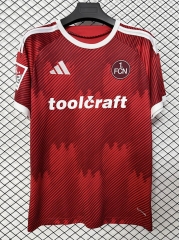 (S-4XL) 26-27 FC Nürnberg Home Red Thailand Soccer Jersey AAA-2044