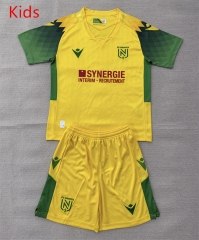 26-27 Nantes Home Yellow Kids/Youth Soccer Uniform-AY