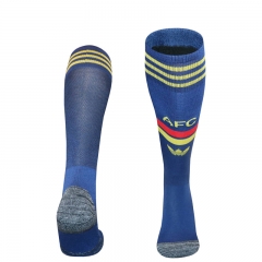 26-27 Arsenal Away Royal Blue kids/Youth Soccer Socks-4539
