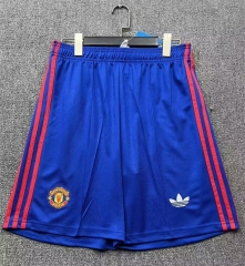 26-27 Manchester United Away Blue Thailand Soccer Shorts