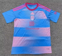 (S-4XL) 26-27 Fulham 2nd Away Blue Thailand Soccer Jersey AAA-8025