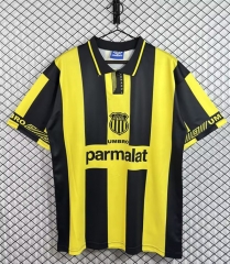 Retro Version 96-97 CA Peñarol Home Yellow&Black Thailand Soccer Jersey AAA-3257