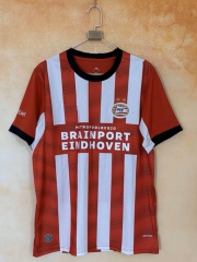 (S-4XL) 26-27 PSV Eindhoven Home Red/White Striped Thailand Soccer Jersey AAA-2483