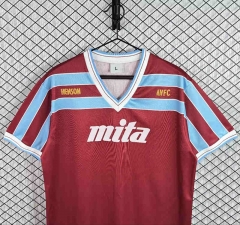 Retro Version 85-87 Aston Villa Home Maroon Thailand Soccer Jersey AAA-3257