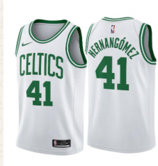 Boston Celtics #41 White NBA Jersey