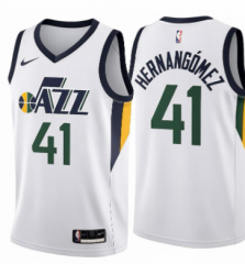 Utah Jazz White #41 NBA Jersey