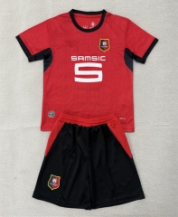 26-27 Stade Rennais Home Red Soccer Uniform-AY