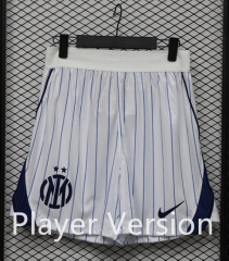 Player Version 26-27 Inter Milan Away White Thailand Soccer Shorts-888