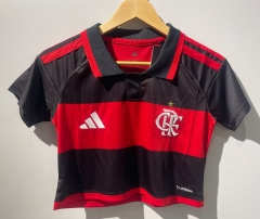 26-27 Flamengo Home Red/Black Women's Cheerleader Thailand Version - 6400