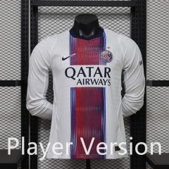 Player Version 2026-2027 Paris SG 2-Star Away White LS Thailand Soccer Jersey AAA-888