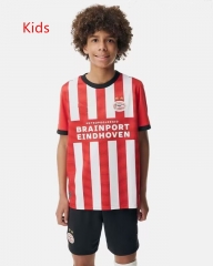 2026-2027 PSV Eindhoven Home Red/White Kids/Youth Soccer Uniform-6748