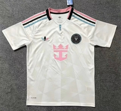 (S-4XL) 26-27 Inter Miami CF Second Away White Thailand Soccer Jersey AAA-2071