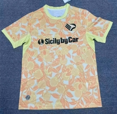 (S-4XL) 26-27 S.S.D. Palermo Away Yellow Thailand Soccer Jersey AAA-2483