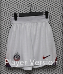 (S-3XL) Player Version 26-27 Deportivo Guadalajara Away White Thailand Soccer Shorts-888