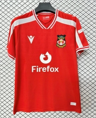 (S-4XL) 26-27 Wrexham Home Red Thailand Soccer Jersey AAA-2044