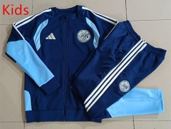 26-27 Ajax Dark Blue Kids/Youth Soccer Jacket Uniform-815