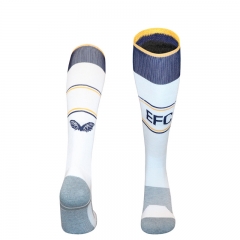 26-27 Everton Away White Kids/Youth Soccer Socks-4539