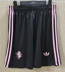 26-27 Juventus Away Black Thailand Soccer Shorts-5929