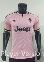 Player Version 2026-2027 Juventus Away Pink Thailand Soccer Jersey AAA-0871