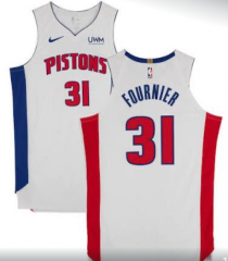 Detroit Pistons White #31 NBA Jersey