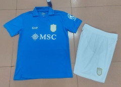 26-27 Napoli Home Blue Soccer Uniform-718