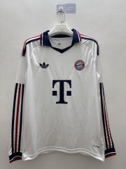 (S-4XL) 26-27 Bayern München White LS Thailand Soccer Jersey AAA-9268
