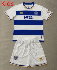 26-27 Queens Park Rangers F.C. Home White/Blue Kid/Youth Soccer Uniform-AY