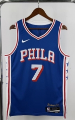 Philadelphia 76ers #7 Blue NBA Jersey-311