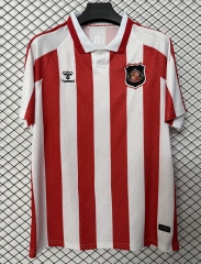 (S-4XL) 26-27 Sunderland AFC Home Red & White Thailand Soccer Jersey AAA-2044