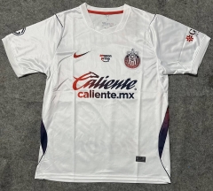 (S-6XL) 26-27 Deportivo Guadalajara Away White Thailand Soccer Jersey AAA-9527
