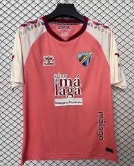 (S-4XL) 26-27 Málaga CF Away Pink Thailand Soccer-2044