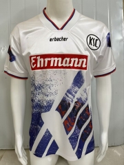 Retro Version 94-95 Karlsruher SC Home White Thailand Soccer Jersey AAA-3932
