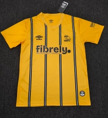 (S-4XL) 26-27 Sheffield Wednesday Away Yellow Thailand Soccer Jersey AAA-6032