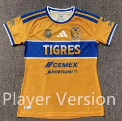 Player Version 26-27 Tigres UANL Home Yellow Women Thailand Soccer Jersey AAA-5492