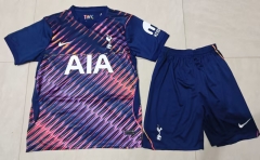 26-27 Tottenham Hotspur Away Royal Blue Soccer Uniform-718