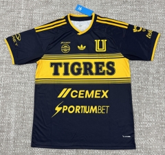 (S-4XL) 2026-2027 Tigres UANL Away Black Thailand Soccer Jersey AAA-4506