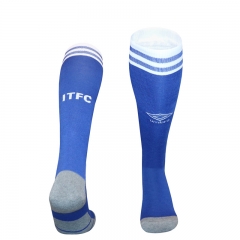 26-27 Ipswich Town Home Blue Kids/Youth Soccer Socks-4539