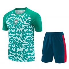 26-27 Portugal Green Training Soccer Uniform-418