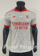 Player Version 2026-2027 Benfica Away Gray&White Thailand Soccer Jersey AAA-0871
