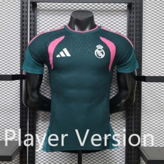 Player Version 26-27 Real Madrid Green Training Soccer Jersey AAA-888