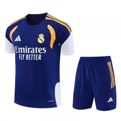 26-27 Paris SG Royal Blue Thailand Training Soccer Uniform-418