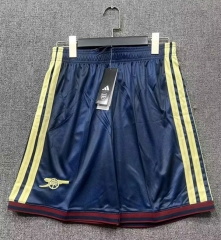 26-27 Arsenal 2nd Away Royal Blue Thailand Soccer Shorts-2886