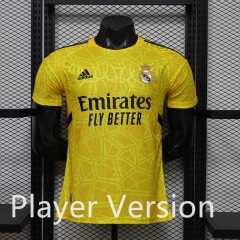 (S-3XL)Player Version Real Madrid Special Edition Yellow Thailand Soccer Jersey-888