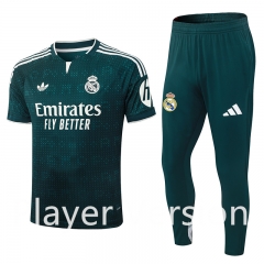 Green Pants (S-3XL) Player Version 26-27 Real Madrid Away Green Set - 9926