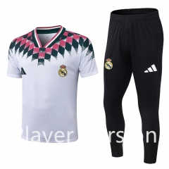 Black Pants (S-3XL) Player Version 26-27 Real Madrid Retro WhiteSet - 9926