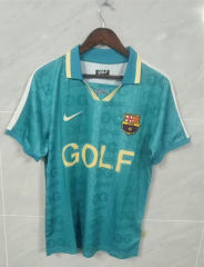(S-4XL) 26-27 Joint Version Barcelona Green Thailand Soccer Jersey AAA-1047