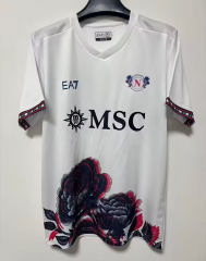 (S-4XL) 26-27 Rose Limited Version Napoli White Thailand Soccer Jersey AAA-0009