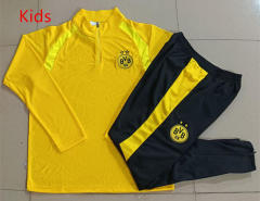 26-27 Borussia Dortmund Yellow Kids/Youth Soccer Tracksuit-815
