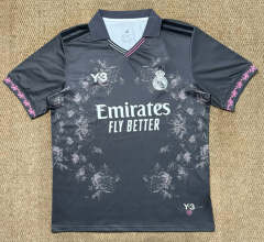 (S-4XL) 26-27 Y3 Special Version Real Madrid Black Thailand Soccer Jersey AAA-7810